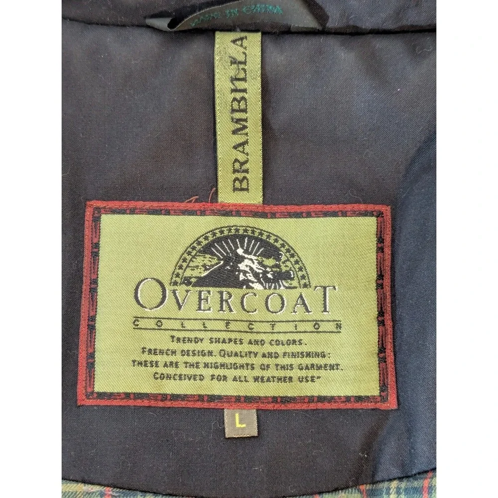 Vtg Brambilla Overcoat Collection Jacket Men's‎ L Full Zip Chore Coat Retro Barn